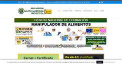 Desktop Screenshot of manipulador-alimentos.net